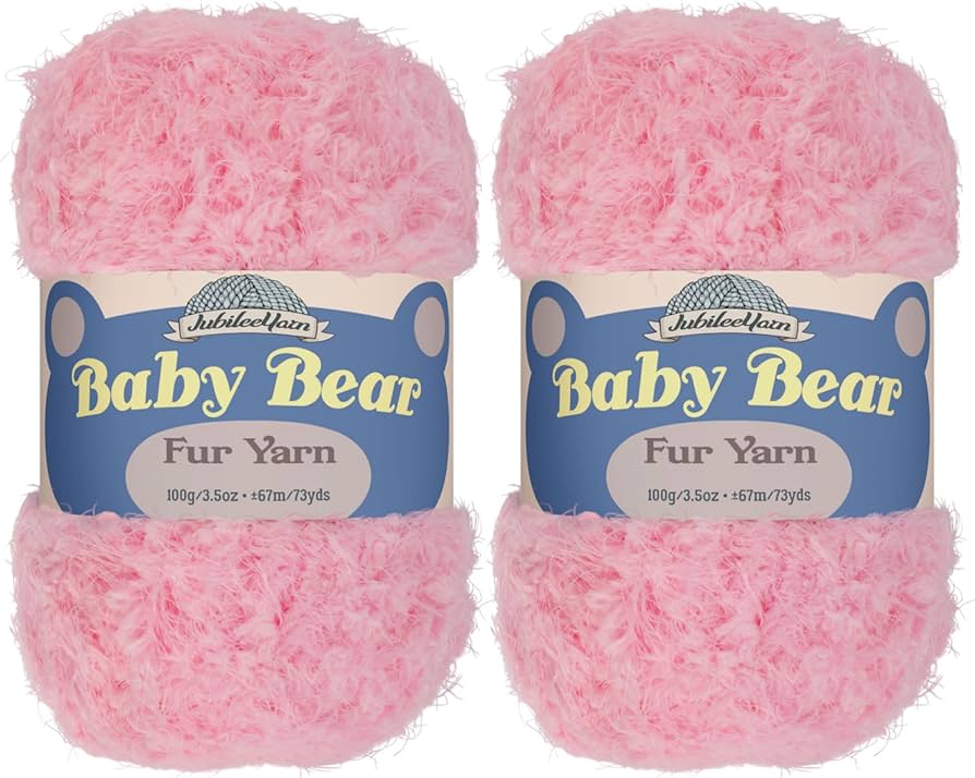 Amazon.co.jp: JubileeYarn 100g ソフトタッチ ファジーファー糸